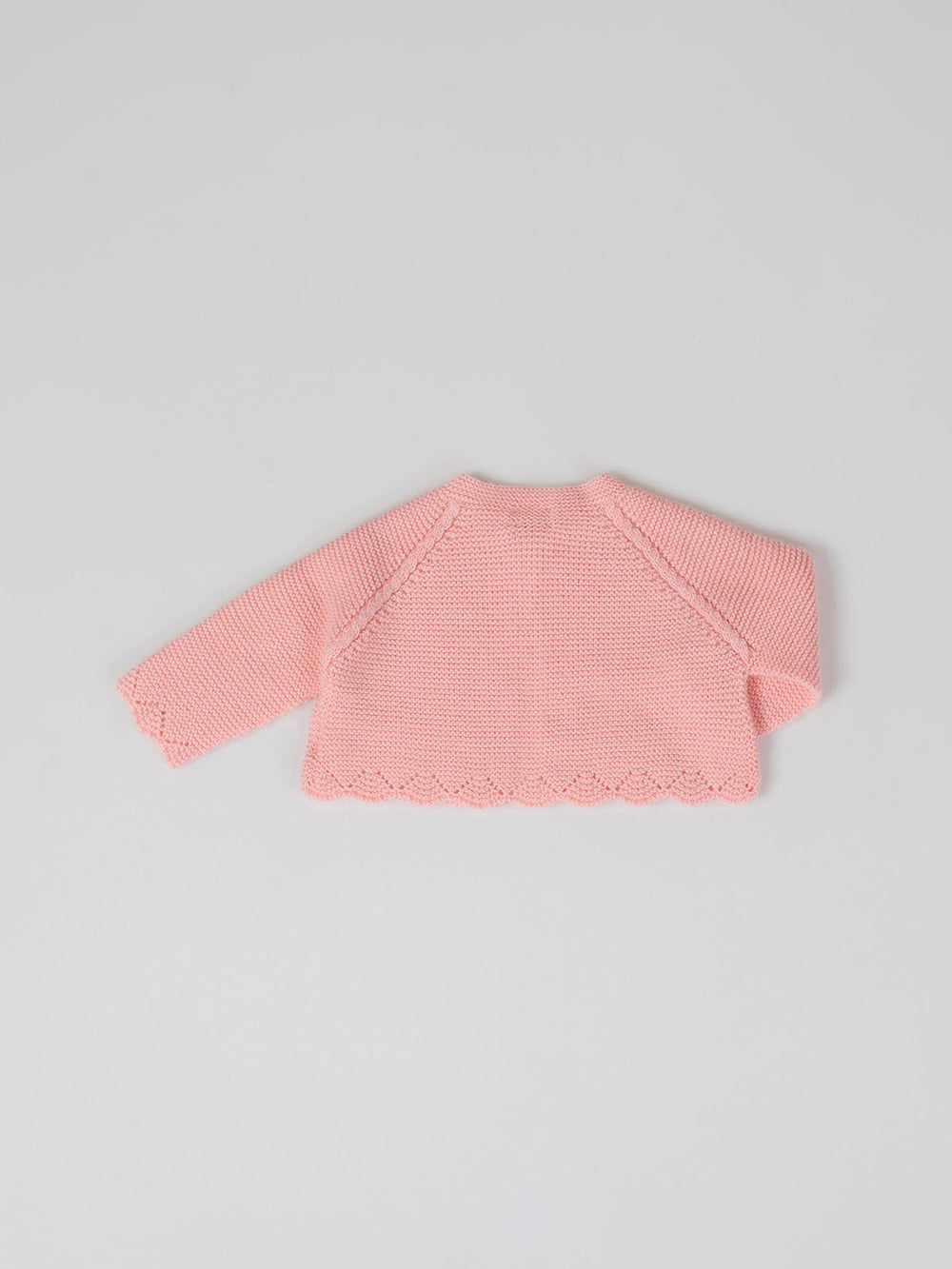 SHORT JACKET WITH PINK RUFFLE