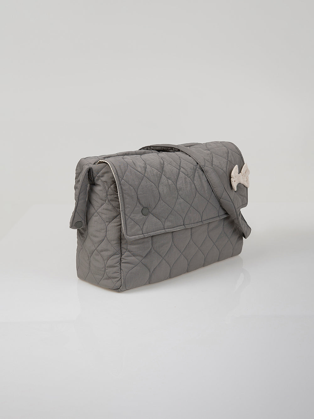 VIGORÉ GREY PADDED TROLLEY BAG