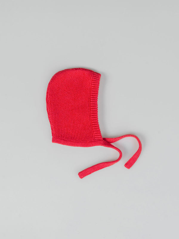 STRAWBERRY RICE KNITTED BONNET