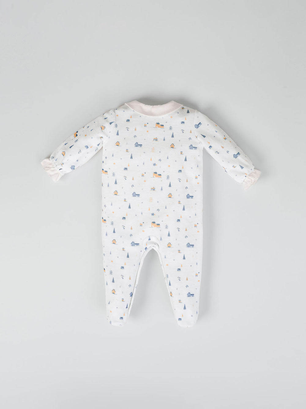 PURE WHITE BABY NECK HOUSE PAJAMAS