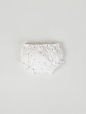 MINI WITH PURE WHITE CLOUDS PANTIES