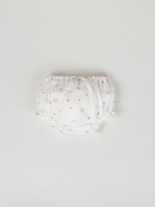 MINI WITH PURE WHITE CLOUDS PANTIES