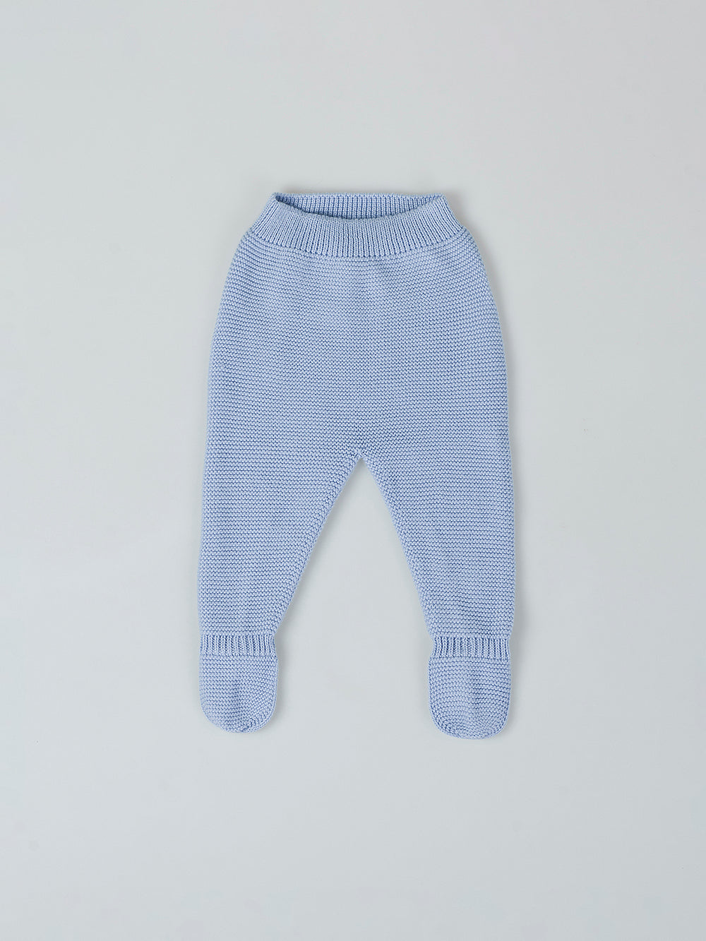 GREY BLUE KNITTED LEGGINGS