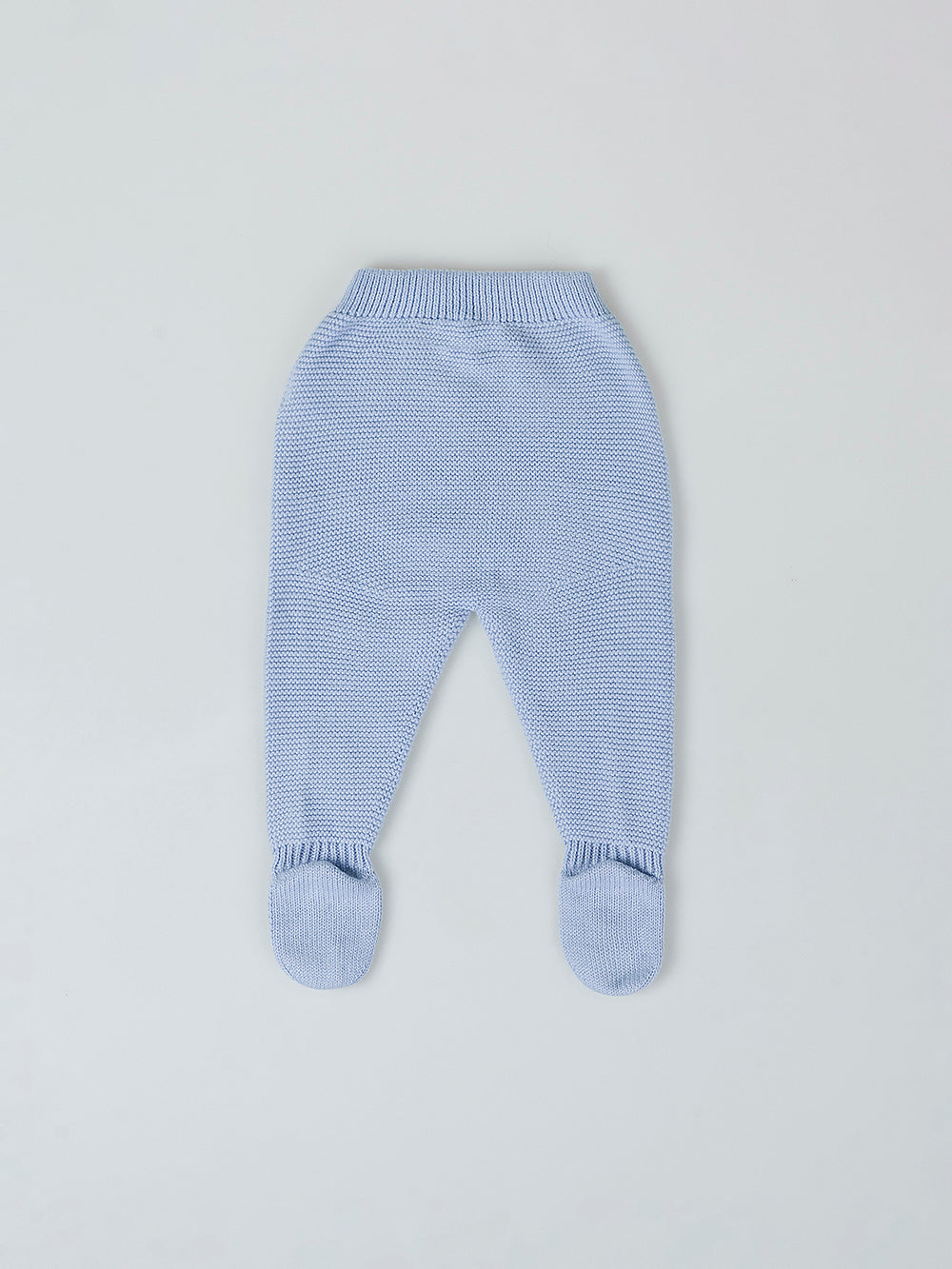 GREY BLUE KNITTED LEGGINGS