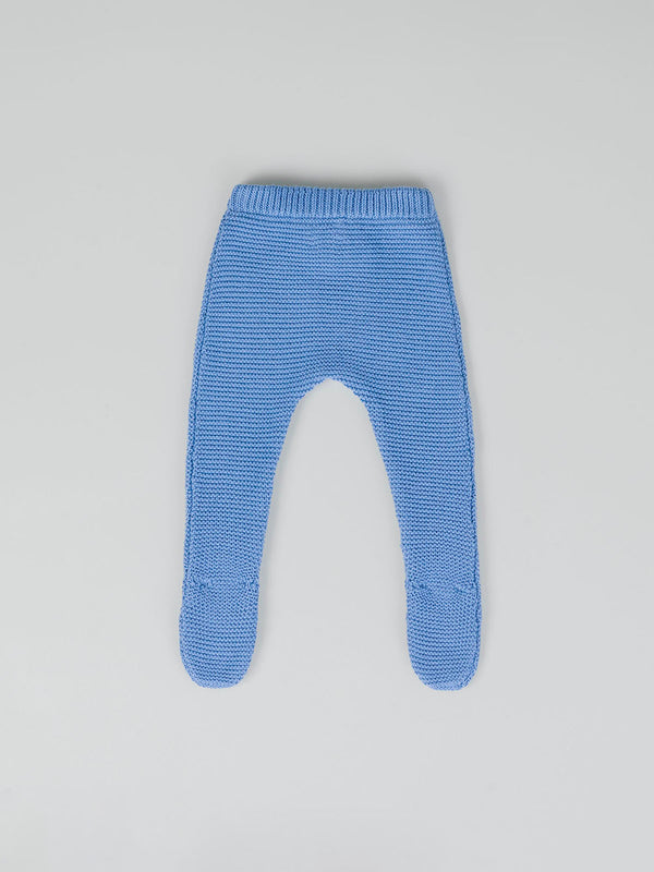 BLUE LINKS KNITTED LEGGINGS