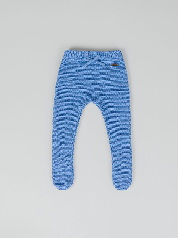 BLUE LINKS KNITTED LEGGINGS