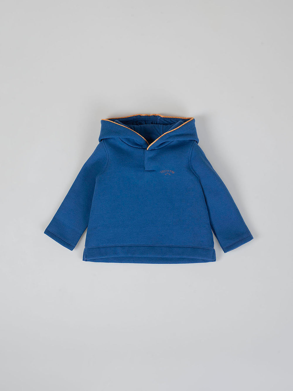 SUDADERA CAPUCHA MAYBE LATER AZUL CAPRI