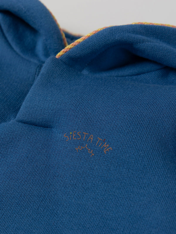 MAYBE LATER BLUE CAPRI HOODIE