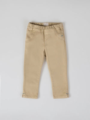 PANTS WITH SEAM DETAIL AND BEIGE POCKETS