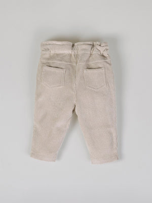 PANTALÓN JOGGER GOMA CINTURA MICROPANA BLANCO PURO