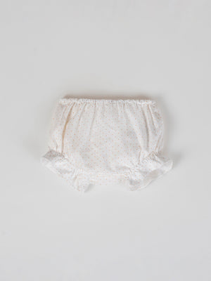 MINI WITH POLKA DOT PANTIES WITH CREAM CHAIN ​​DETAIL