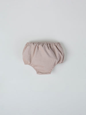 MINI WITH VELVET PANTIES PLEATED HAZELNUT BREAST