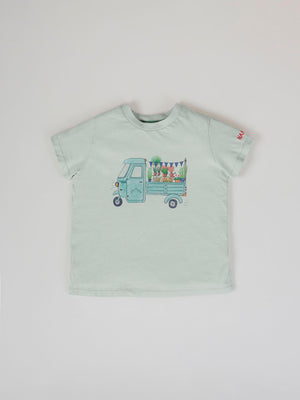 LIGHT GREEN TRUCK T-SHIRT