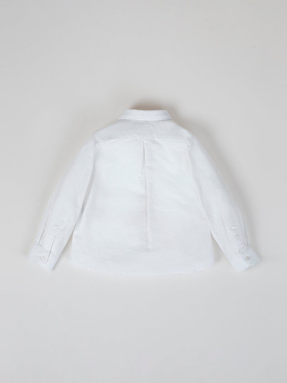 CAMISA VIVO BOLSILLO CUADRO ESCOCES BLANCO PURO