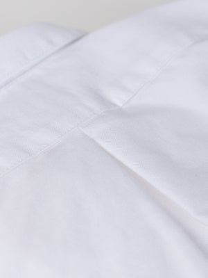 CAMISA VIVO BOLSILLO CUADRO ESCOCES BLANCO PURO