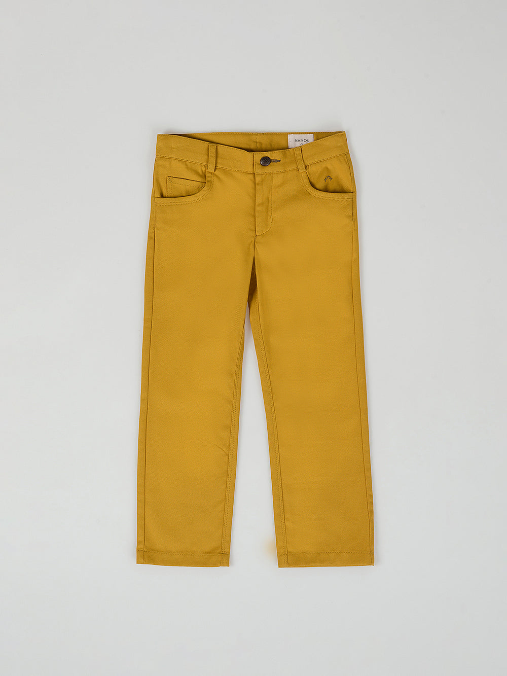 FIVE POCKET CANVAS PANTS MUSTARD