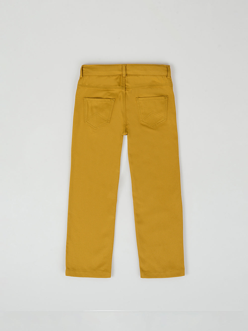 FIVE POCKET CANVAS PANTS MUSTARD