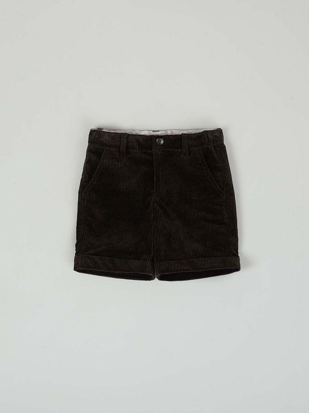 CHINO BERMUDA CHOCOLATE BROWN CORDUROY