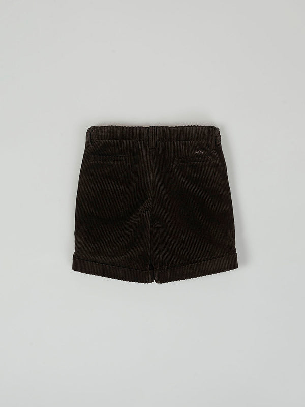 CHINO BERMUDA CHOCOLATE BROWN CORDUROY