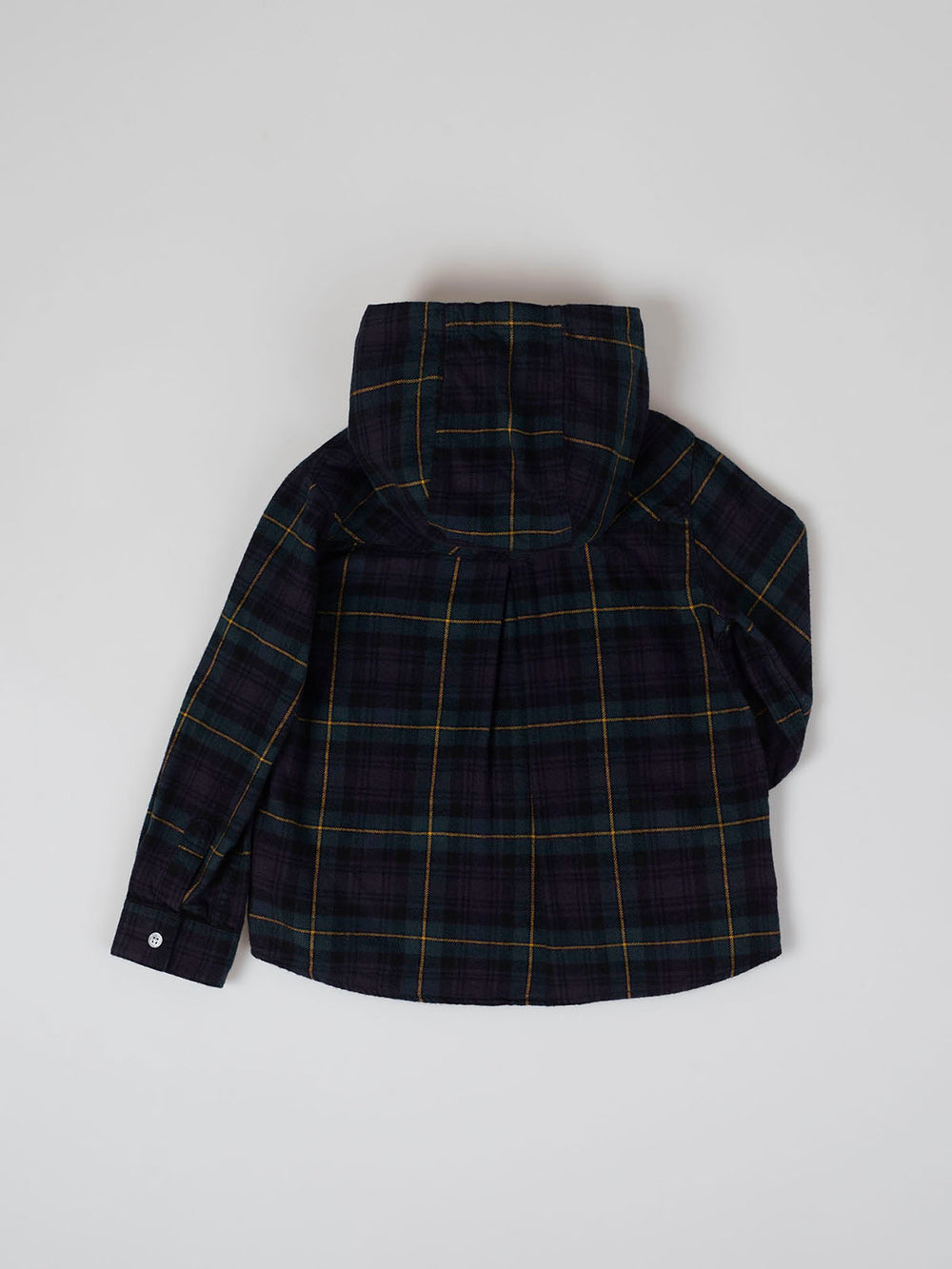 MULTICOLOR CHECKED HOODED OVERSHIRT