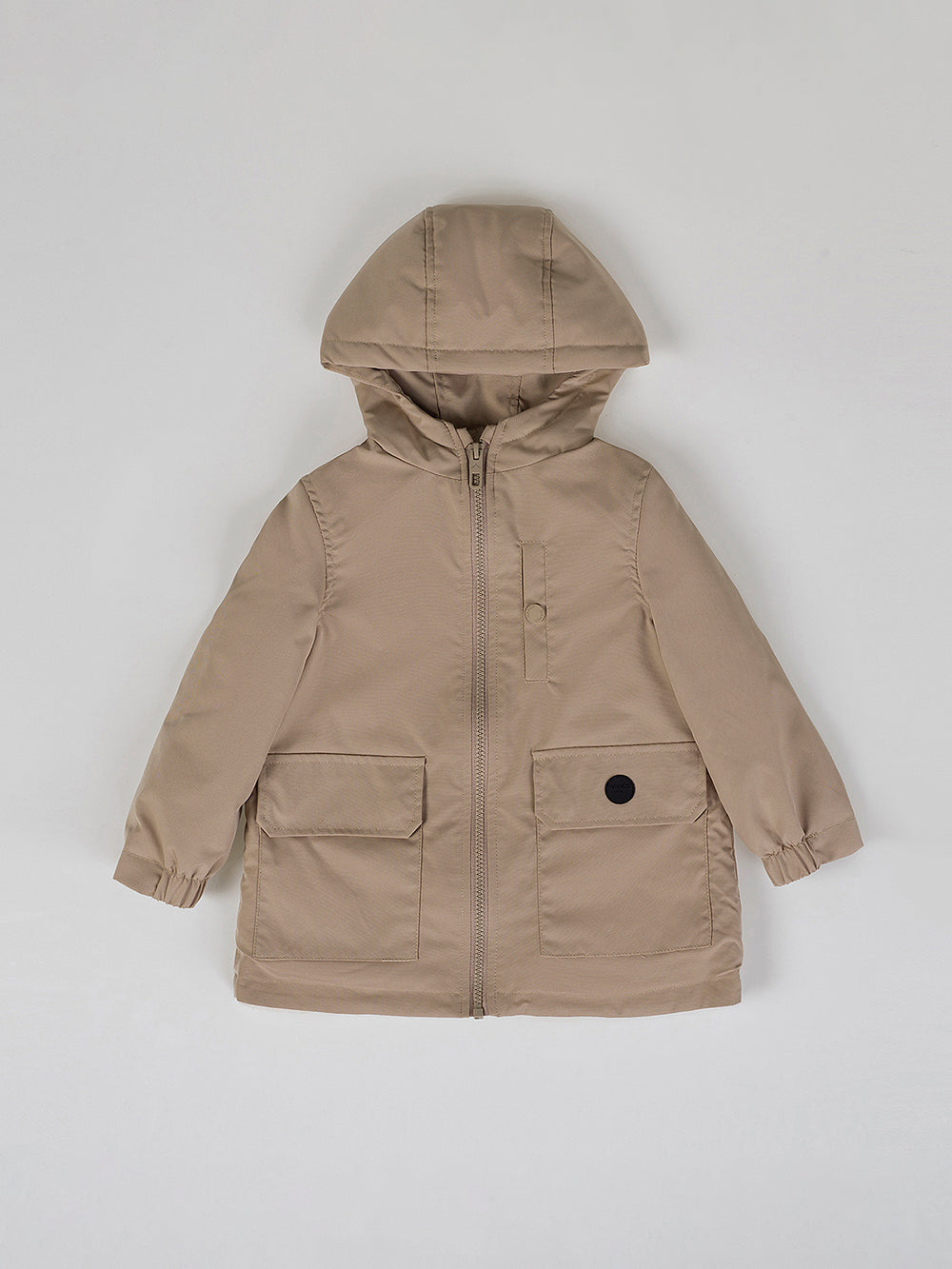 CARAMEL THREE POCKET PARKA