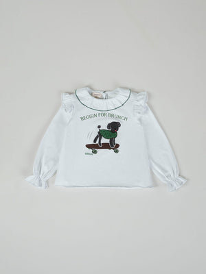 CAMISETA BEGGIN BRUNCH BLANCO PURO