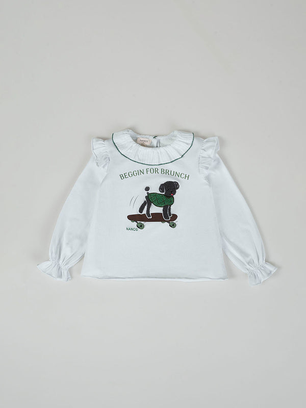 CAMISETA BEGGIN BRUNCH BLANCO PURO