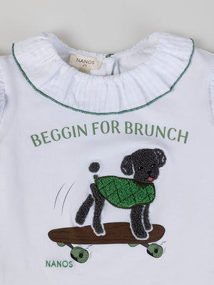 CAMISETA BEGGIN BRUNCH BLANCO PURO