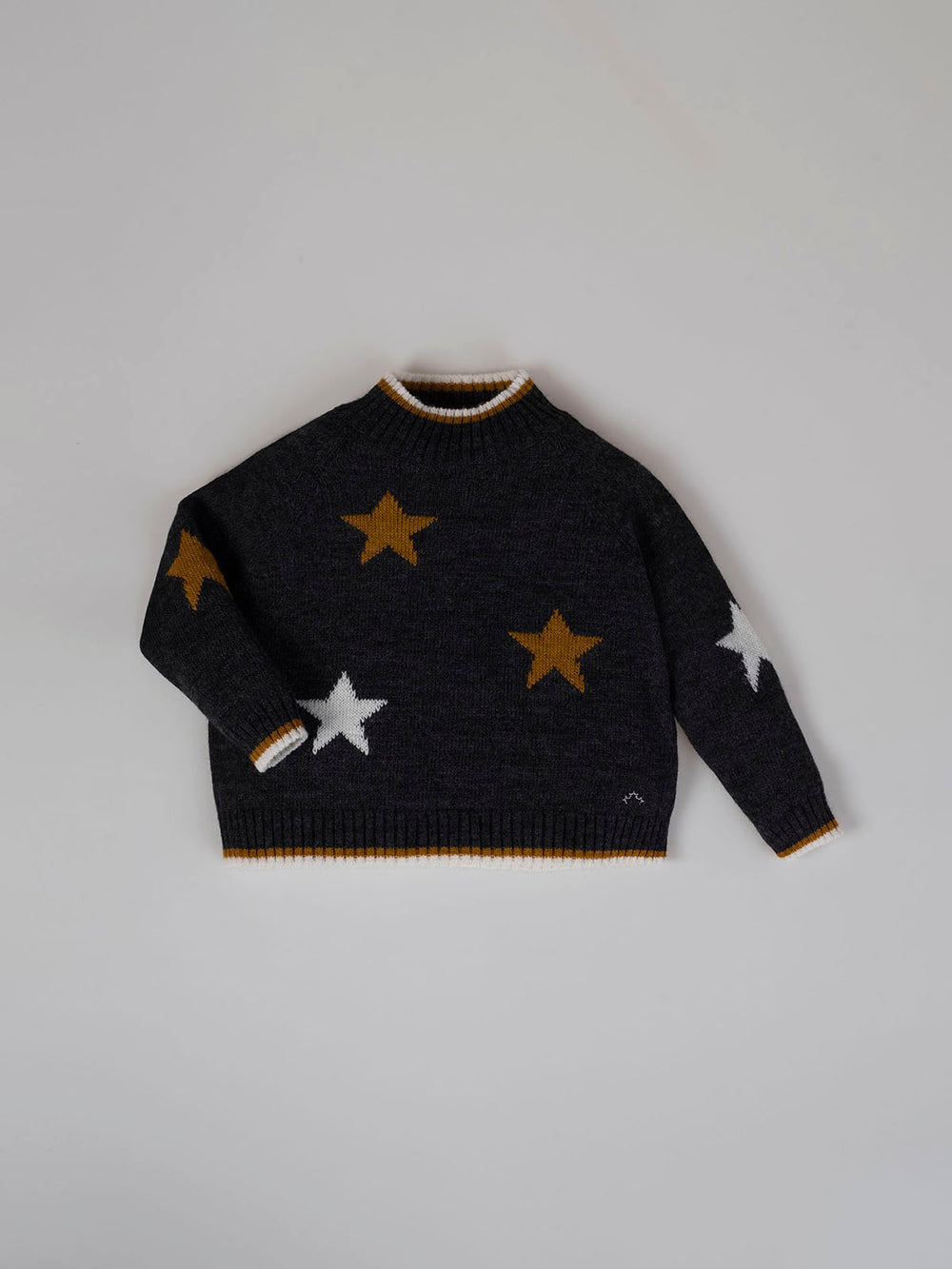 JERSEY INTARSIA ESTRELLA CONTRASTE ANTRACITA