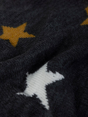 JERSEY INTARSIA ESTRELLA CONTRASTE ANTRACITA