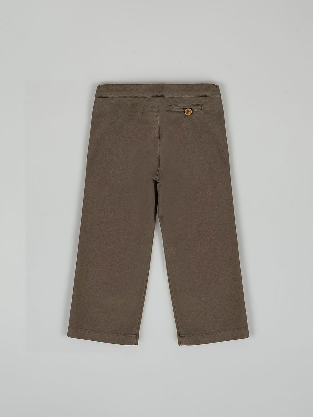 PANTALÓN BOTONADURA BOLSILLOS VERDE KHAKI