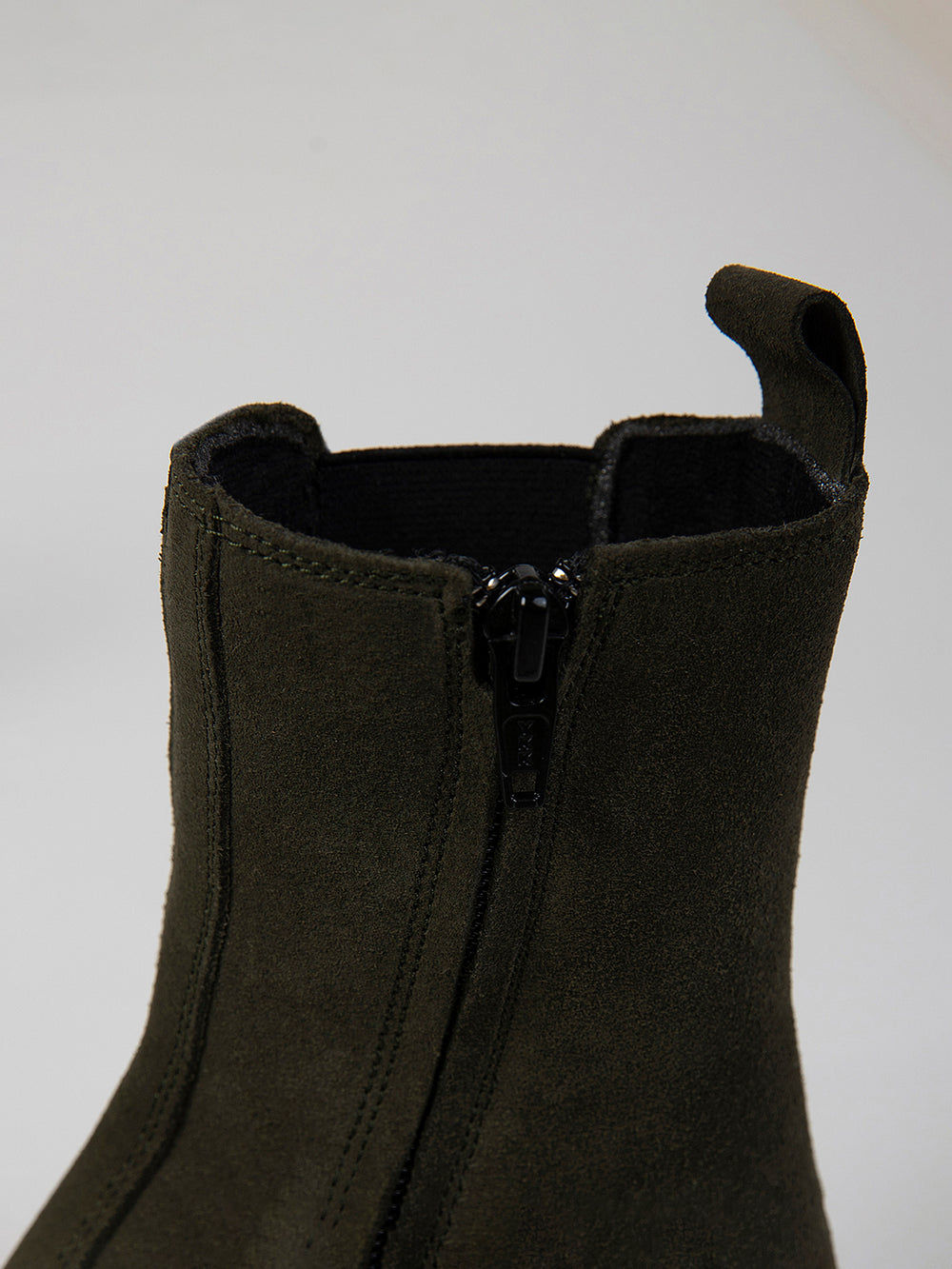 KHAKI GREEN SUEDE CHELSEA BOOT