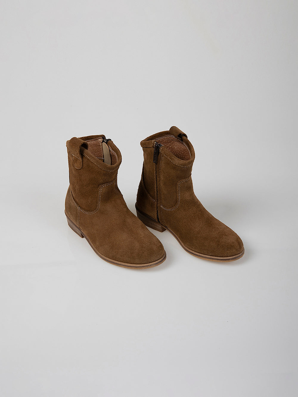 LOW SHAFT BROWN SUEDE COUNTRY BOOT