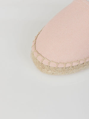 PINK ANKLE BOW ESPADRILLE