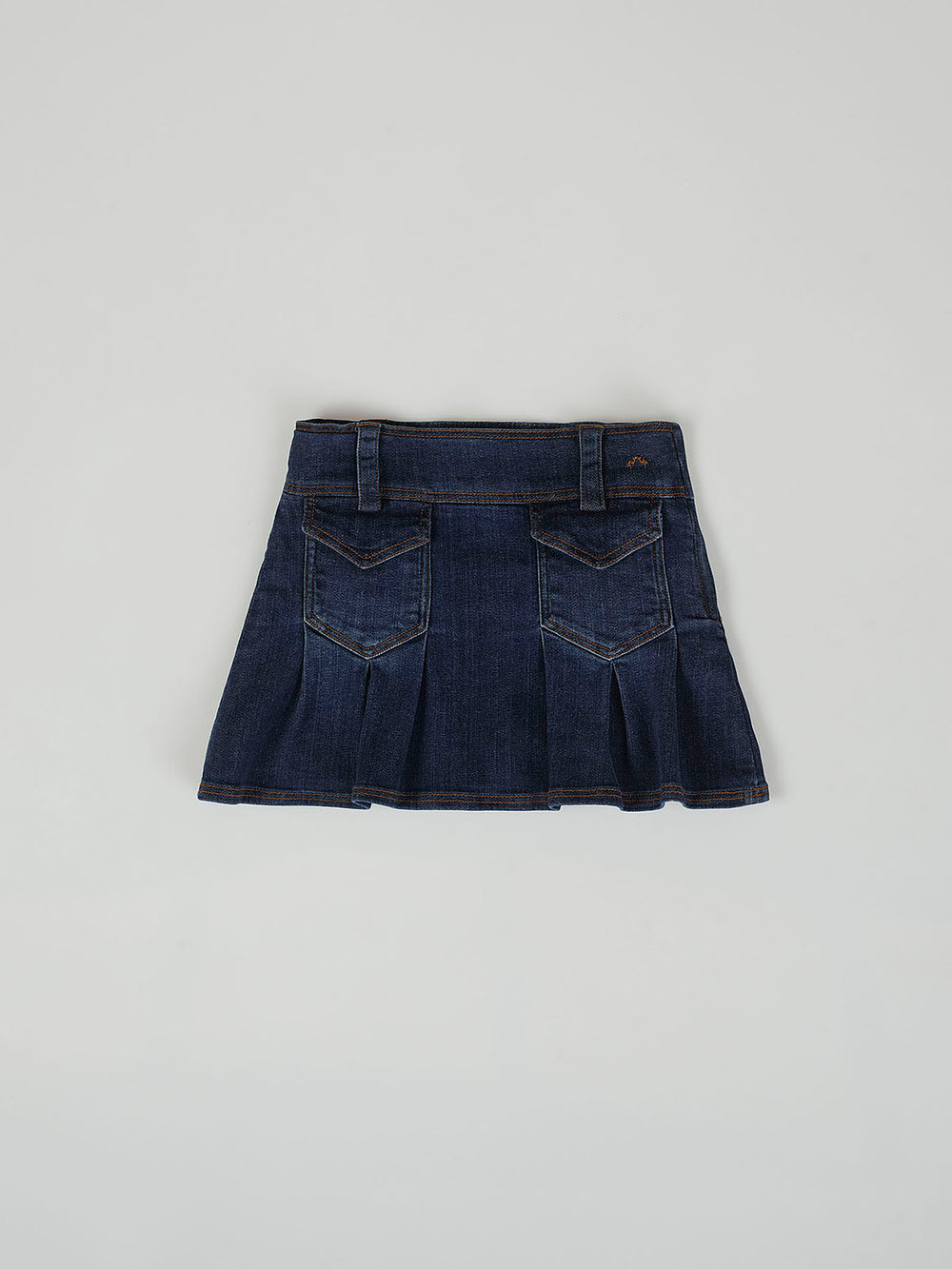 NAVY BLUE DENIM SKIRT