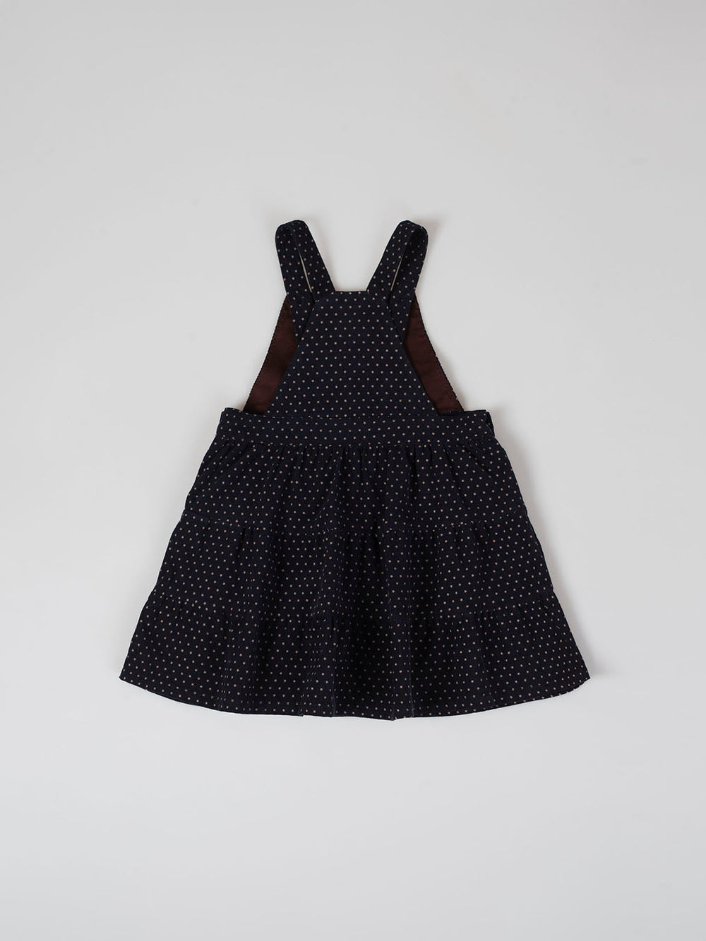 MICROCORN DRESS WITH ANTHRACITE STAR PRINT