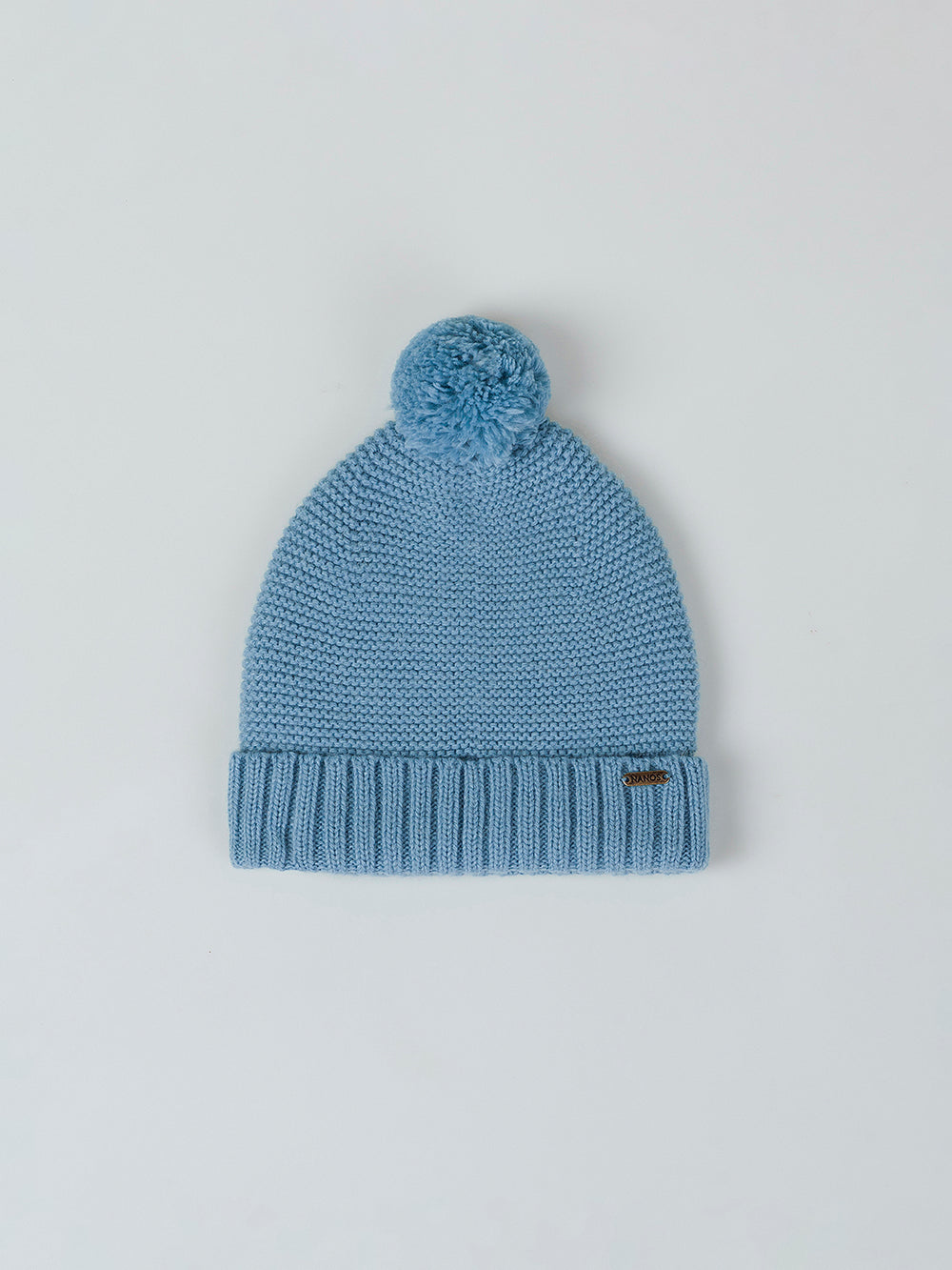 GORRO POMPON AZUL VERDOSO