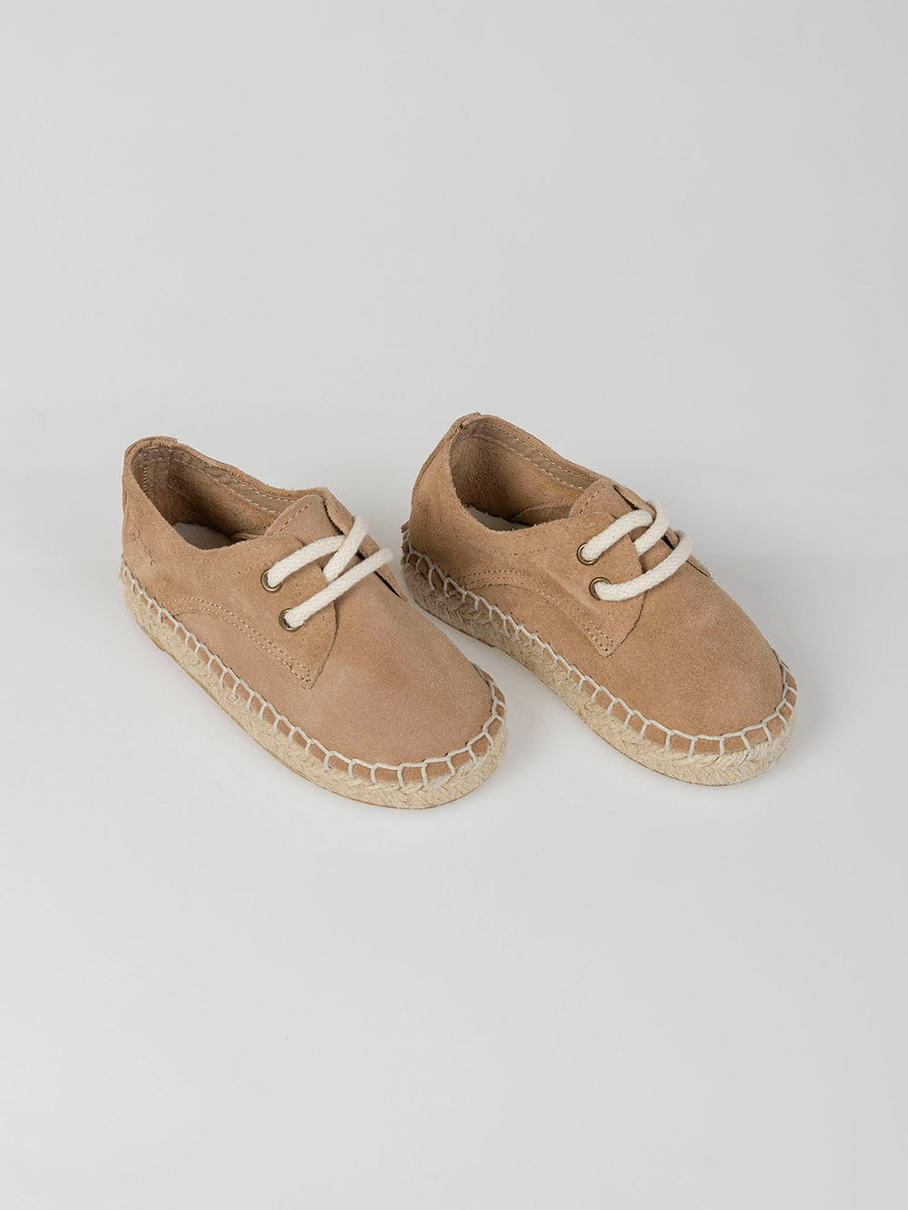 SAND SUEDE ESPADRILLES ENGRAVED