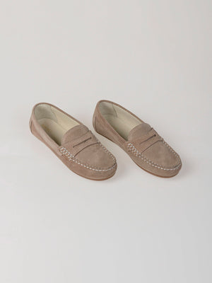 SUEDE MOCASSIN TOPO