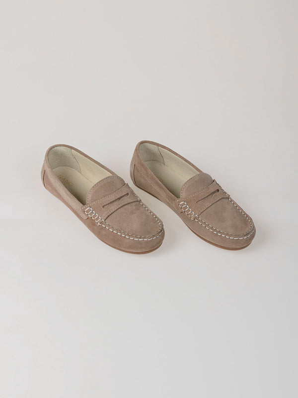 SUEDE MOCASSIN TOPO