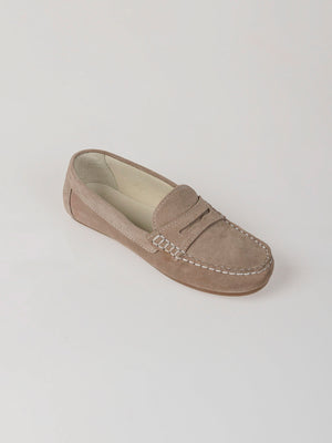 SUEDE MOCASSIN TOPO