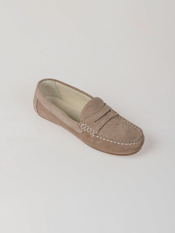 SUEDE MOCASSIN TOPO