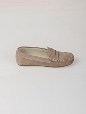 SUEDE MOCASSIN TOPO