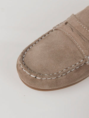 SUEDE MOCASSIN TOPO