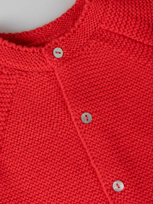 STRAWBERRY RICE KNITTED CARDIGAN