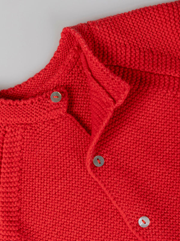 STRAWBERRY RICE KNITTED CARDIGAN