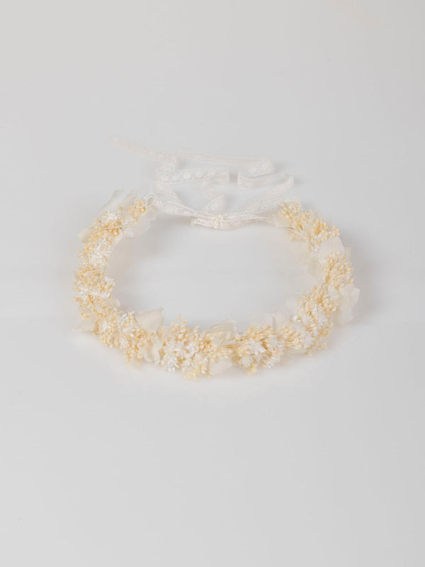 VALENTINA FLOWER CROWN PURE WHITE