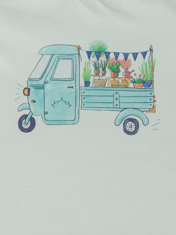 LIGHT GREEN TRUCK T-SHIRT