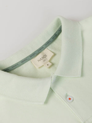 GREEN EMBROIDERED LOGO POLO