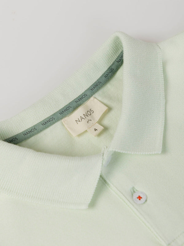 GREEN EMBROIDERED LOGO POLO